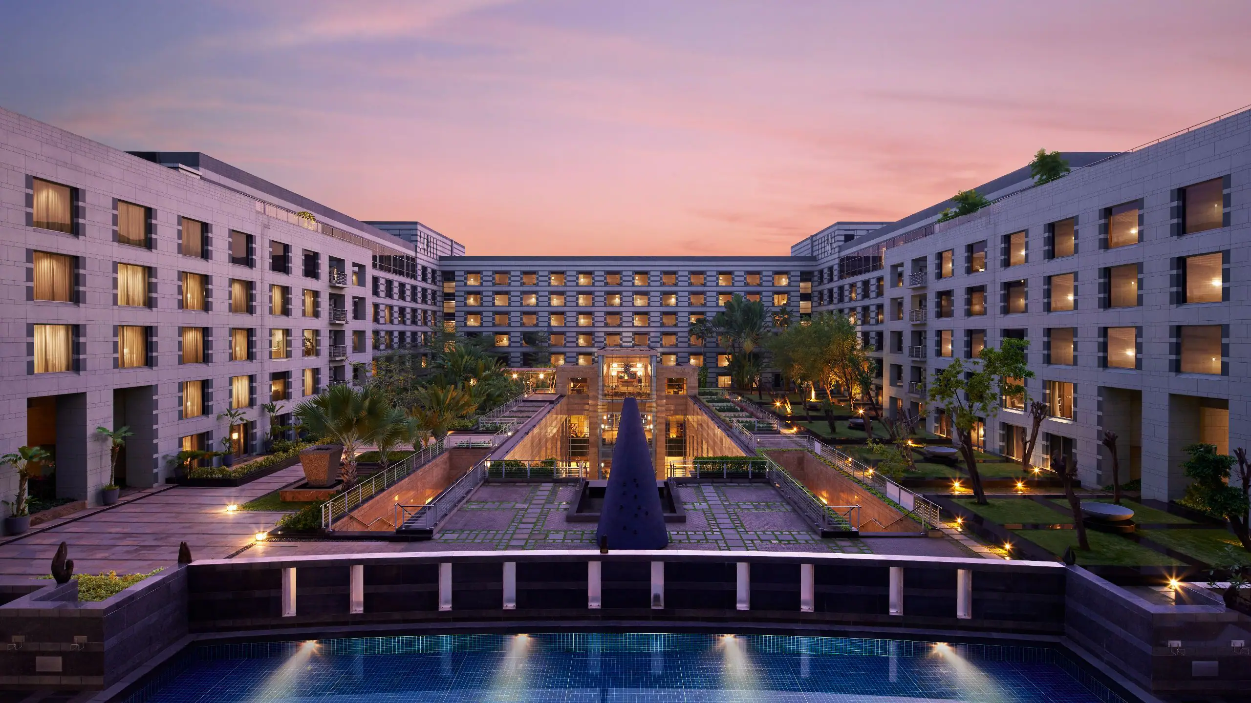 Grand Hyatt Mumbai Grand Ballroom setup for a corporate conference