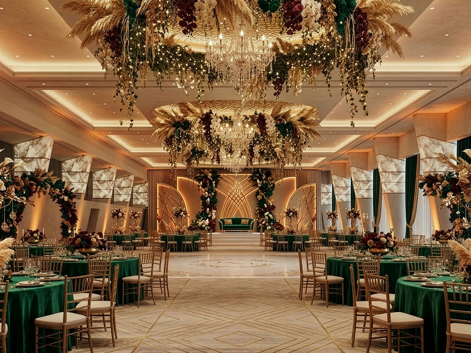 Sahara Star Grand Ballroom setup for a corporate conference